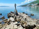 Horvátország, Opatija, strand, Adria tenger, tenger, tengerpart, nyaralás, utazás, turizmus